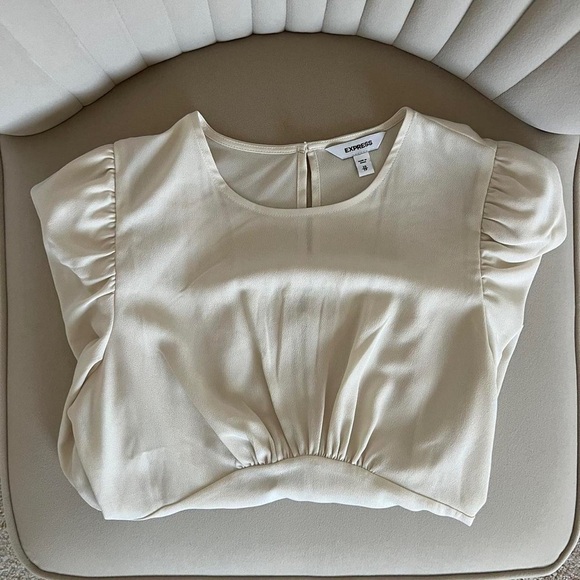 Express Cream Women's Top - Picture 1 of 3